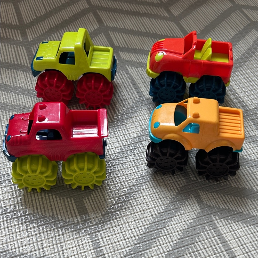 Colorful Monster Truck Toy Set